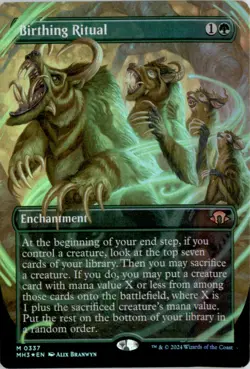 Birthing Ritual (Borderless) Modern Horizons 3 MH3 Foil NM - Image 1
