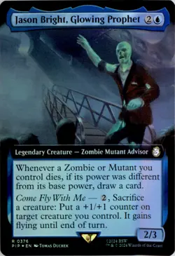 Jason Bright, Glowing Prophet (Extended Art) Universes Beyond: Fallout Foil NM - Image 1