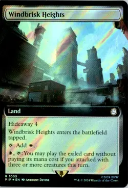 Windbrisk Heights (Extended Art) (Surge Foil) Universes Beyond: Fallout Foil NM - Image 1