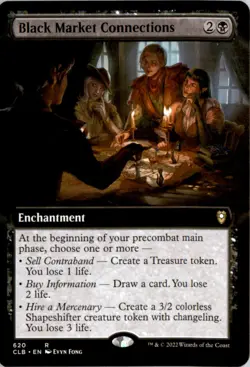 Black Market Connections (Extended Art) Battle for Baldur's Gate Normal NM - Image 1