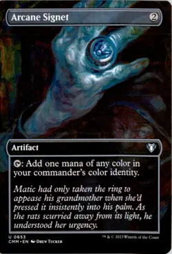 Arcane Signet (Borderless) Commander Masters CMM Normal NM - Image 1
