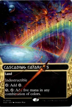 Cascading Cataracts (0005) (Borderless) Edge of Eternities: Normal NM - Image 1