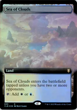 Sea of Clouds (Extended Art) Commander Legends: Battle for Baldur's Gate Foil NM - Image 1
