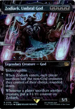 Zodiark, Umbral God (Borderless) FINAL FANTASY FIN Foil NM - Image 1