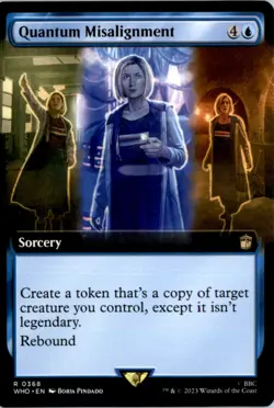 Quantum Misalignment (Extended Art) Universes Beyond: Doctor Who WHO Normal NM - Image 1