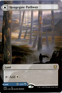 Hengegate Pathway (Borderless) Kaldheim KHM Normal NM - Image 1