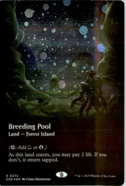Breeding Pool (Borderless) (Galaxy Foil) Edge of Eternities EOE Foil NM - Image 1