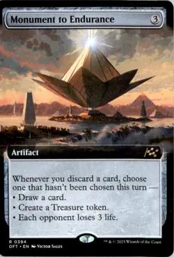 Monument to Endurance (Extended Art) Aetherdrift DFT Normal NM - Image 1