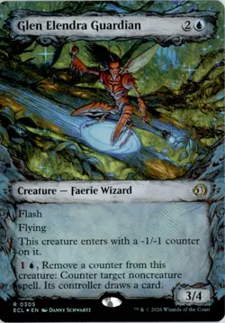 Glen Elendra Guardian (0305) (Showcase) Lorwyn Eclipsed ECL Foil NM - Image 1