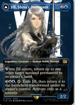 Jill, Shiva's Dominant (Borderless) FINAL FANTASY FIN Normal NM - Image 1