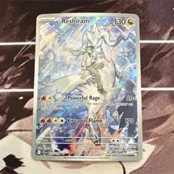 Pokemon TCG N's Reshiram 167/159 Illustration Rare Holo 130 HP - Image 1