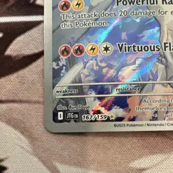 Pokemon TCG N's Reshiram 167/159 Illustration Rare Holo 130 HP - Image 5