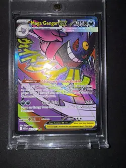 Pokemon Mega Gengar EX Full Art Holo Card 350 HP Psychic 269/217 English - Image 2