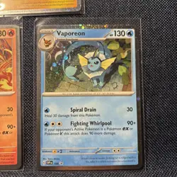 Pokemon TCG Eeveelution Promo Set | Flareon Vaporeon Jolteon | Cosmo Holo Lot NM - Image 3