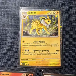 Pokemon TCG Eeveelution Promo Set | Flareon Vaporeon Jolteon | Cosmo Holo Lot NM - Image 4