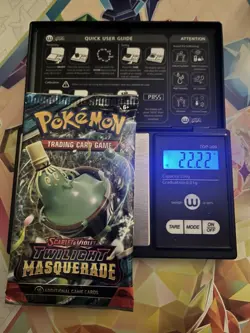 (VERY HEAVY) 22.22g Pokemon TCG Twilight Masquerade Booster Pack (SEALED)✅ - Image 1