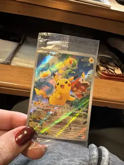 Pokemon Pikachu SVP 027 Scarlet & Violet Paldea Evolved ETB Promo SEALED - Image 1