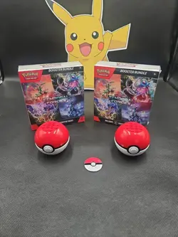 2x Pokemon TCG Scarlet & Violet Temporal Forces Booster Bundle (12 Packs) SEALED - Image 1