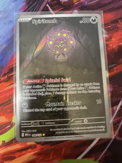 Spiritomb 148/132 Illustration Rare Pokemon TCG Mega Evolution Near Mint SKU:805 - Image 1