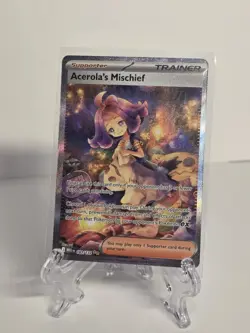 Acerola's Mischief (S Illustraion Rare) #183/132 Pokemon Mega Evolutions NM - Image 1