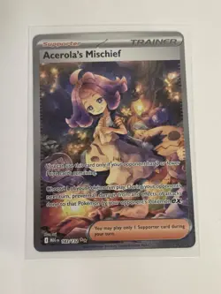 Acerola's Mischief (S Illustraion Rare) #183/132 Pokemon Mega Evolutions NM - Image 2