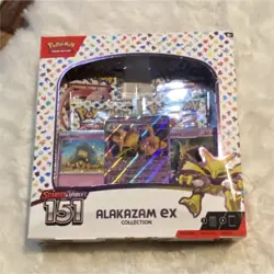 Pokemon TCG Scarlet & Violet 151 Alakazam EX Collection Box Promo Booster - Image 1