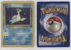 Lapras Holo Pokemon Fossil #10 1999 - Image 3