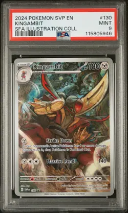 POKEMON 2024 KINGAMBIT SFA ILLUSTRATION COLL. BLACK STAR PROMO #130 PSA 9 - Image 1