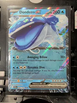 Dondozo ex #66 Pokemon Destined Rivals Double Rare Holo NM - Image 1
