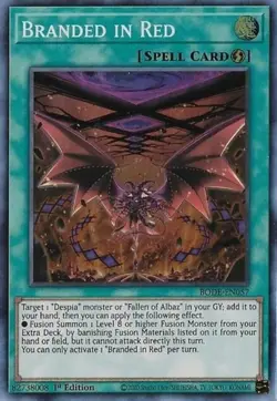 Yugioh! MP Branded in Red - BODE-EN057 - Super Rare - 1st Edition Moderately Pla - Image 1