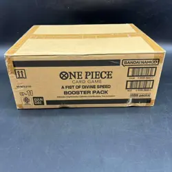One Piece English OP-11 A Fist of Divine Speed Booster Box Case Sealed - Image 3