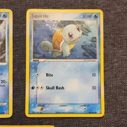 Pokemon TCG Squirtle Card Lot - 64/100, 63/102, 63/100, 112/132, 96/127, 7 Cards - Image 4