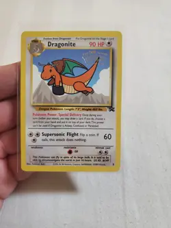 LP Pokemon TCG Dragonite #5 Black Star Promo WB the First Movie Stamped Card - Image 1