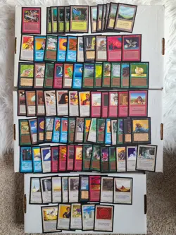 MTG Huge Lot 90 Cards From 1993 Beta CE Collectors' Edition Vintage Magic NM-LP - Image 1