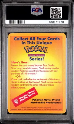 1999 POKEMON INSERT CARDS CATCH MEW! PSA 9 - Image 3
