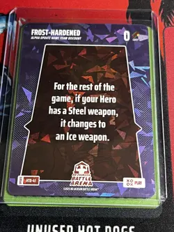 Frost-Hardened 2025 Bo Jackson Battle Arena Alpha Update Play Card Htd - Image 1