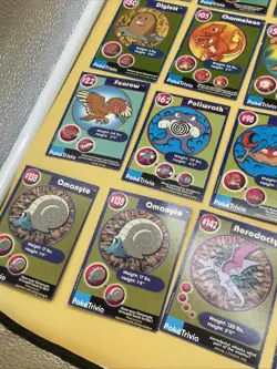 Lot of 34 Pokemon Poke Trivia Burger King Cards 1999! Mewtwo! - Image 2