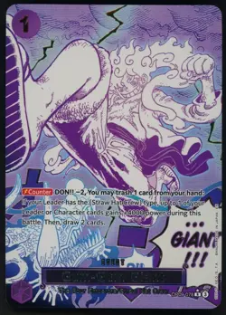 One Piece Luffy Gum Gum Giant Manga PRB-02 OP09-078 English Card Game - Image 1