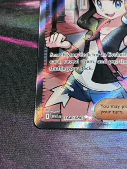 Hilda 164/086 Sv: White Flare Holo Full Art Trainer Pokemon Card - Image 5