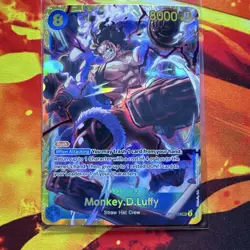 Bandai One Piece Card Game Monkey D. Luffy OP11-118 Secret Rare NM - Image 3