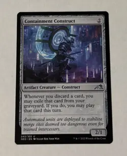 MTG Containment Construct - Kamigawa: Neon Dynasty NM - Image 1