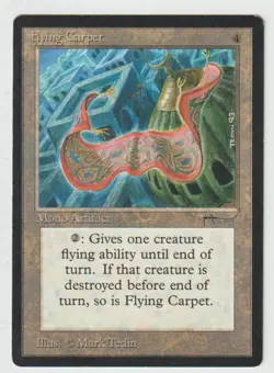 MAGIC THE GATHERING FLYING CARPET ARABIAN NIGHTS EDITION LIGHTLY PLAYED - Image 1