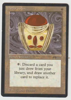 MAGIC THE GATHERING JANDOR'S RING ARABIAN NIGHTS EDITION LIGHTLY PLAYED - Image 1