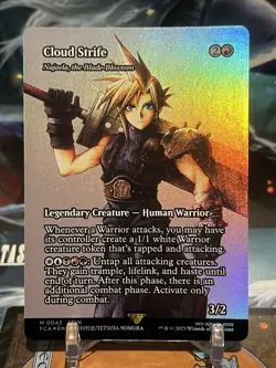 MTG | Cloud Strife - Najeela, the Blade-Blossom (✨Foil✨) [FINAL FANTASY] - Image 1