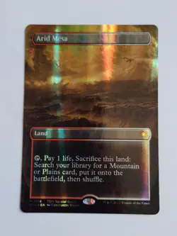 Arid Mesa (Borderless) (Dragonscale Foil) Special Guests Foil - Image 1