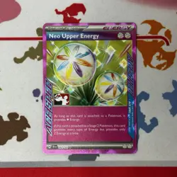 Neo Upper Energy Prize Pack Series 6 Stamped Play Pokemon TCG Ace Spec - Image 1