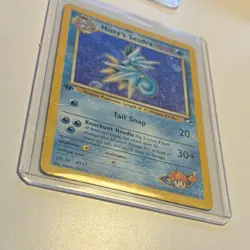 1st Edition Pokemon Misty's Seadra Gym Heroes 9/132 Holo Rare English - Image 2