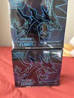 Pokemon Center. Mega Evolution Phantasmal Flames. Elite Trainer Box ETB (2box) - Image 1