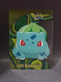 Bulbasaur #01 2000 Topps Pokemon TV Animation Edition Clear Card PC2 - Image 1