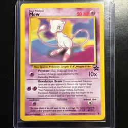 Mew Promo #8 Vintage Pokemon Card WOTC Black Star 2000 Sugimori - Image 1